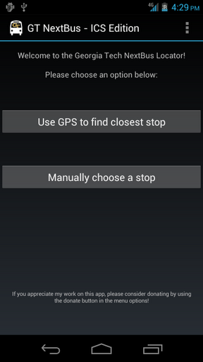 GT NextBus - ICS Edition截图2