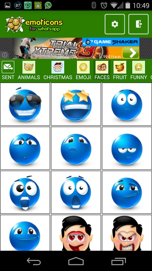 Emoticons Sharing截图3