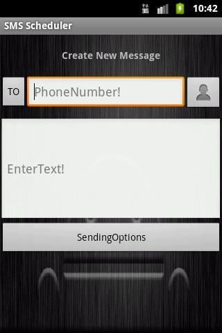 SMS Scheduler v.1.0截图2
