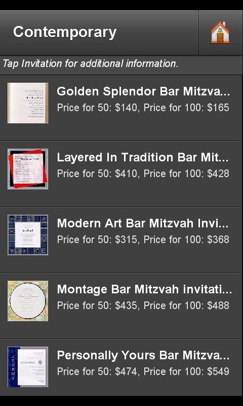 Bar Mitzvah Invitation Finder截图2