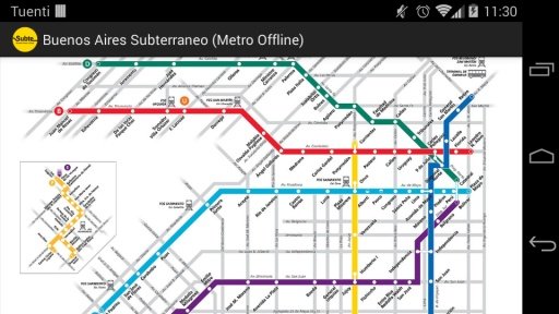 Buenos Aires Subterraneo (Metro Offline)截图2