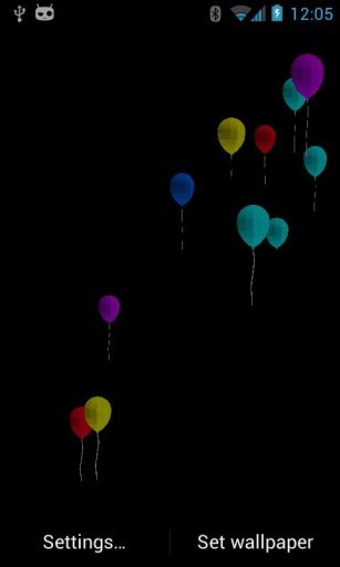 Colorful Balloons 3D Live Wall截图3