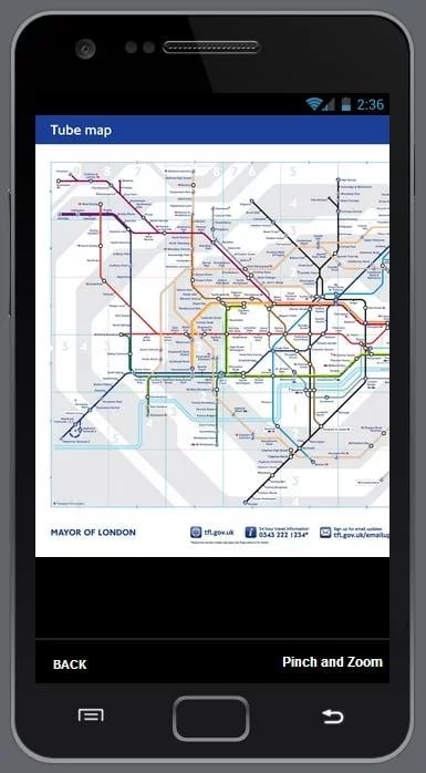 London Tube Rail Bus Map...截图2