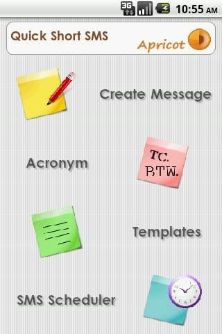 Apricot's QuickShort SMS截图4