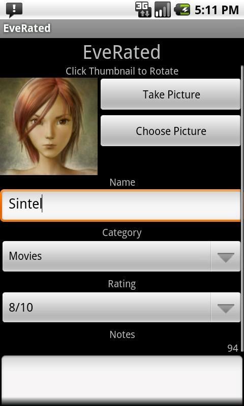 EveRated (Android 2.0+)截图3