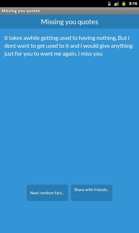 Missing you quotes截图1