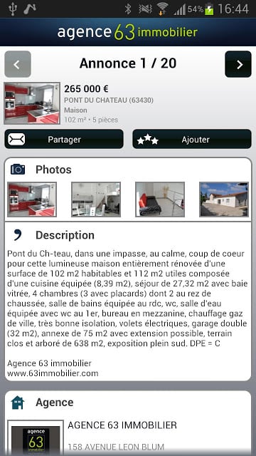 Agence 63 Immobilier截图2