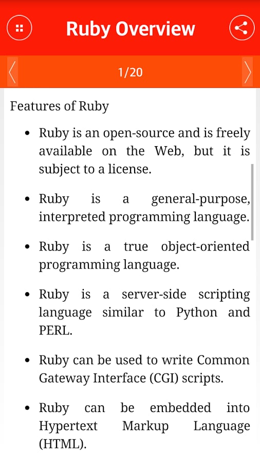 Ruby Tutorial截图1