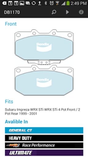 Bendix Brake Pad Identif...截图4