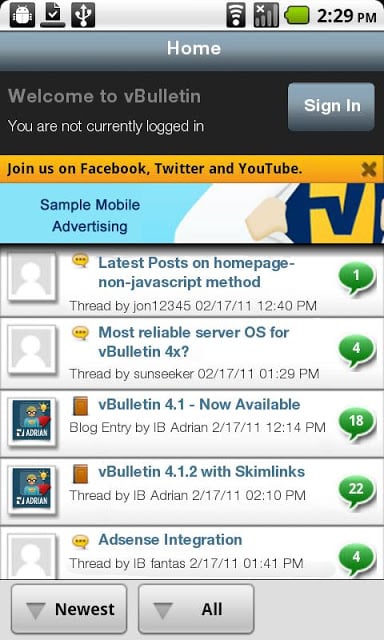 Astel Forum Mobile截图2