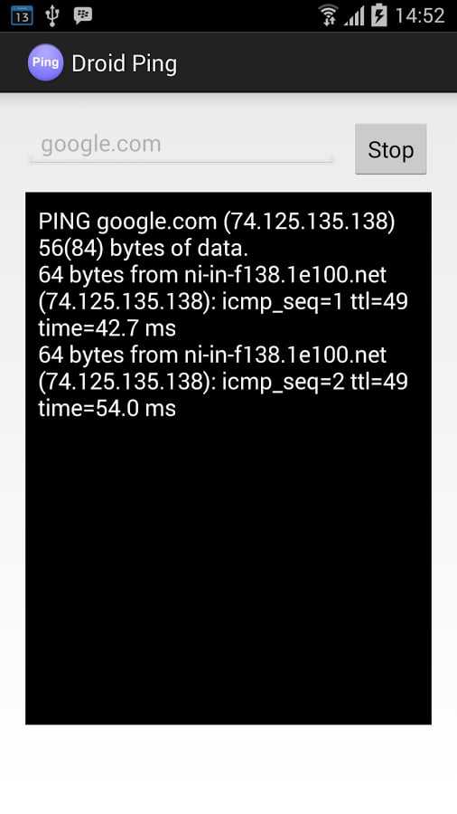 Droid Ping截图3