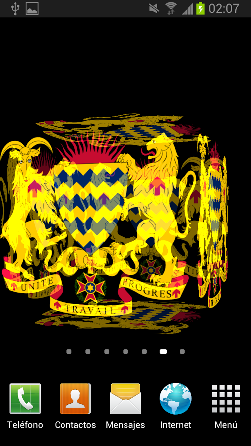 Chad Coat Arms LWP 3D截图3