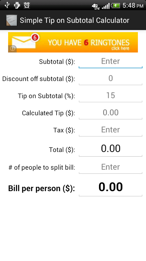 Tip on Subtotal Calculat...截图6