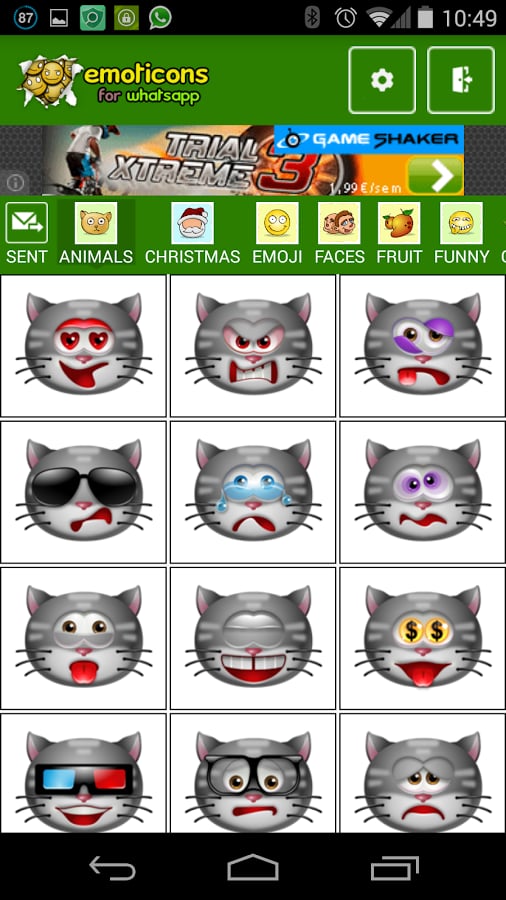 Emoticons Sharing截图7