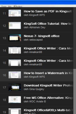 Kingsoft Writer Tutorial截图1