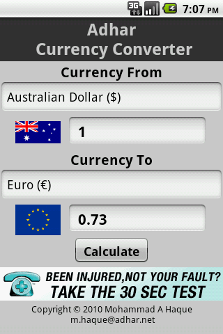 Adhar Currency Converter截图4