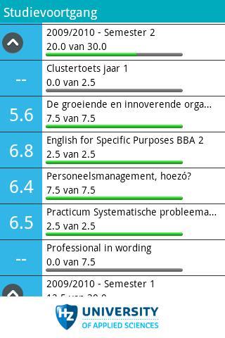 HZ studenten app截图1