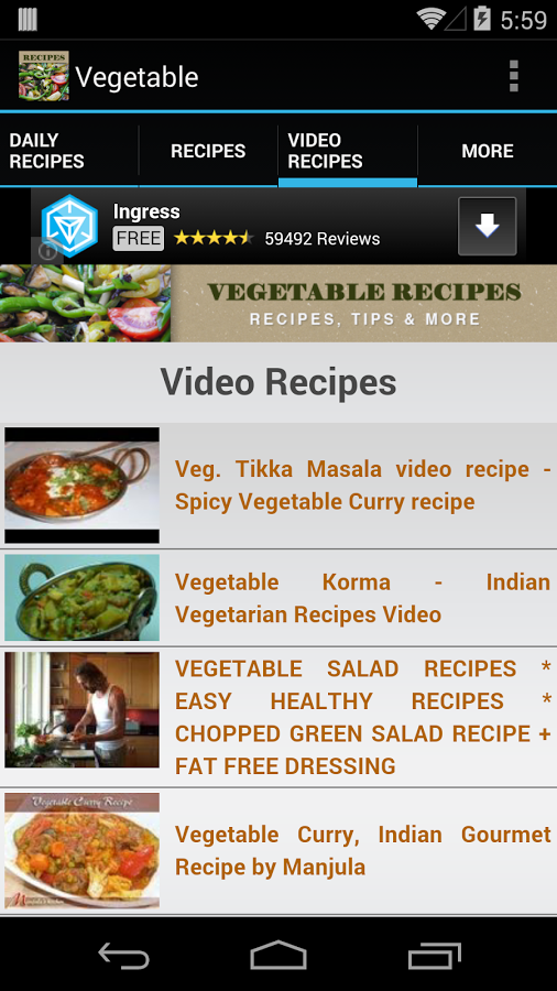 Vegetable Recipes截图3