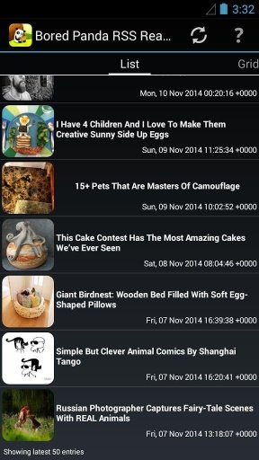 Bored Panda RSS Reader截图4