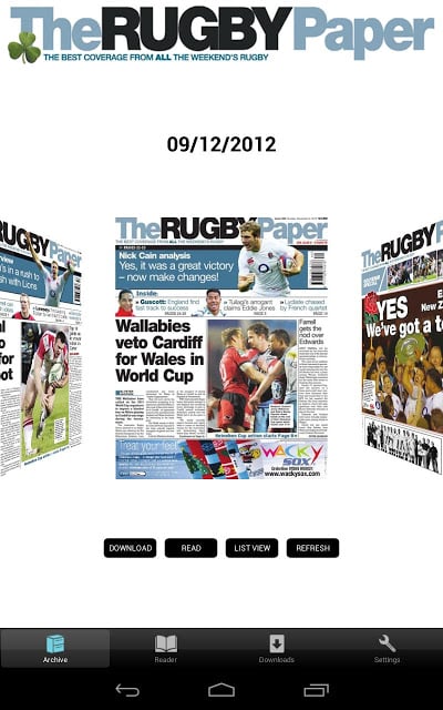 The Rugby Paper, Irish Edition截图8