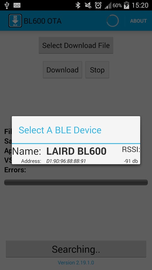 Laird BL600 OTA截图2