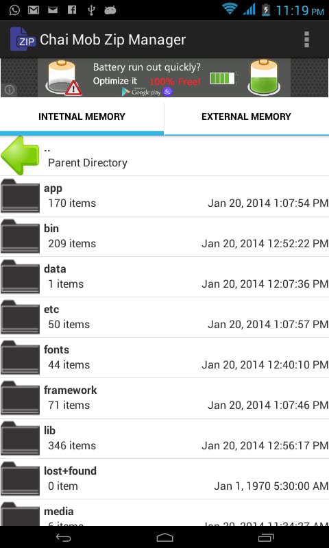 Chai Mob Zip Manager截图1