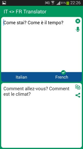 IT <> FR Translator截图3