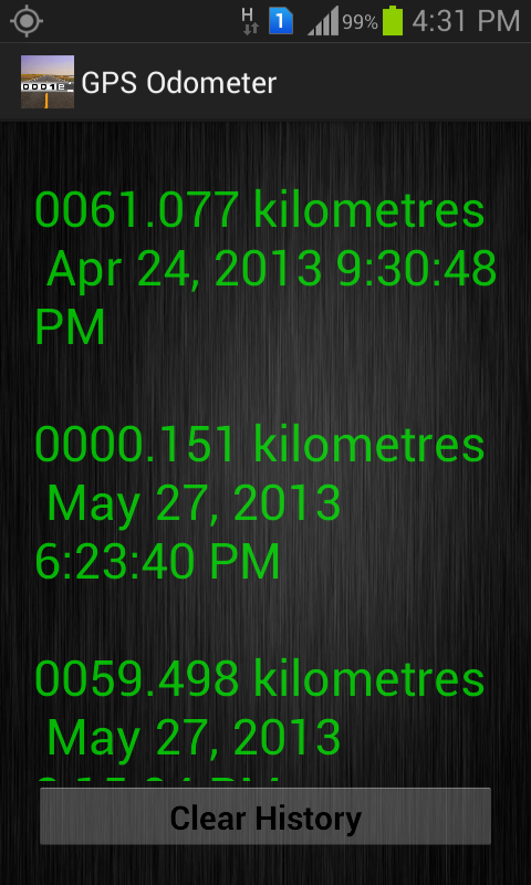 GPS Odometer截图3