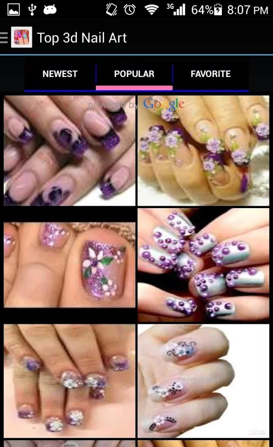 3D Nail Art Designs Free截图5