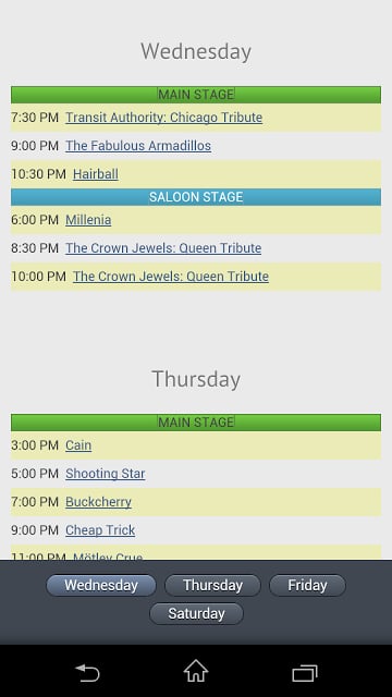 Moondance Jam 2013 Schedules截图2