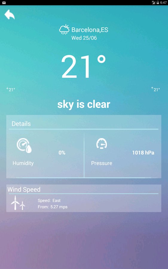 Excel Weather Forecast截图4