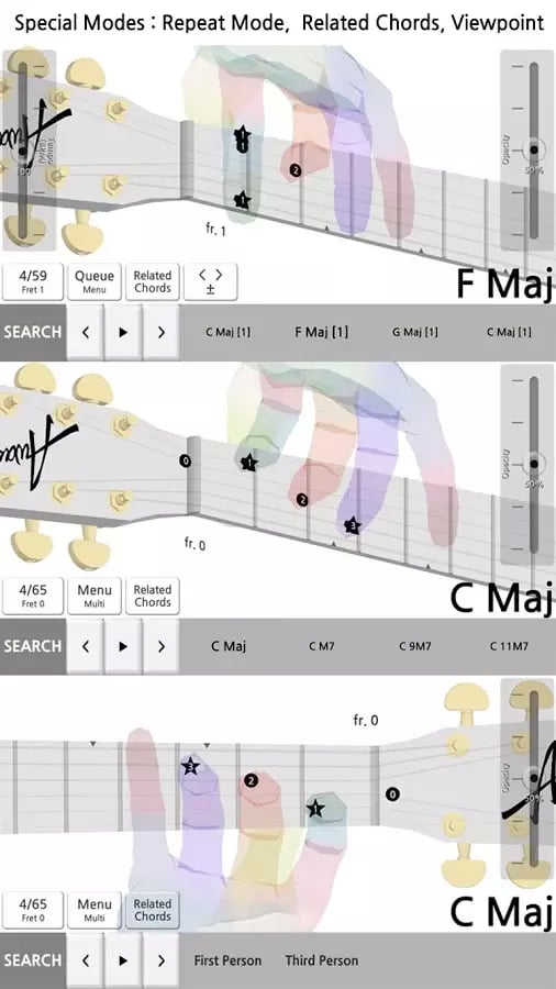 Guitar Chord 3D截图7