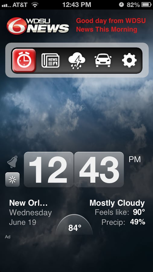 Alarm Clock WDSU New Orl...截图8