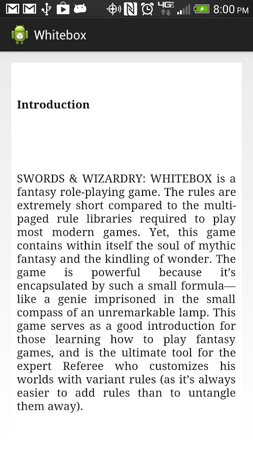 Swords and Wizardry Whit...截图1