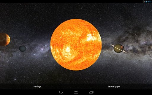 Solar System 3D LWP Free截图4