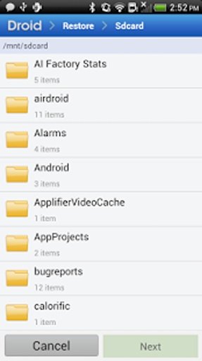 Droid Backup & Share截图5