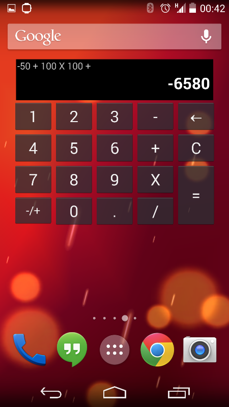 Calculator Widget Lite截图2