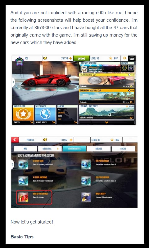 Guide For Asphalt 8 Airb...截图2