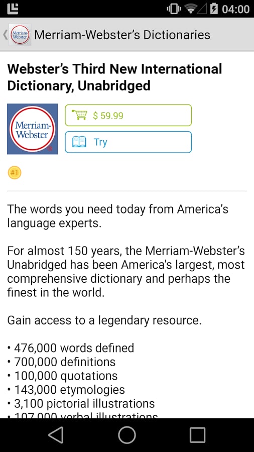 Merriam-Webster’s Dictionaries截图6