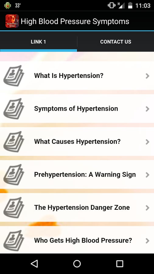 High Blood Pressure Symp...截图2