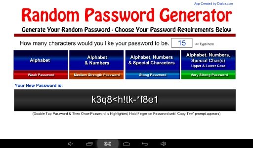 Random Password Generator截图4