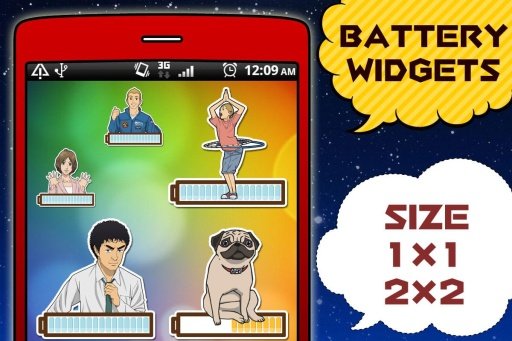 Space Brothers Battery Widget截图4