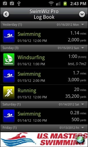 SwimWiz Pro Demo截图4