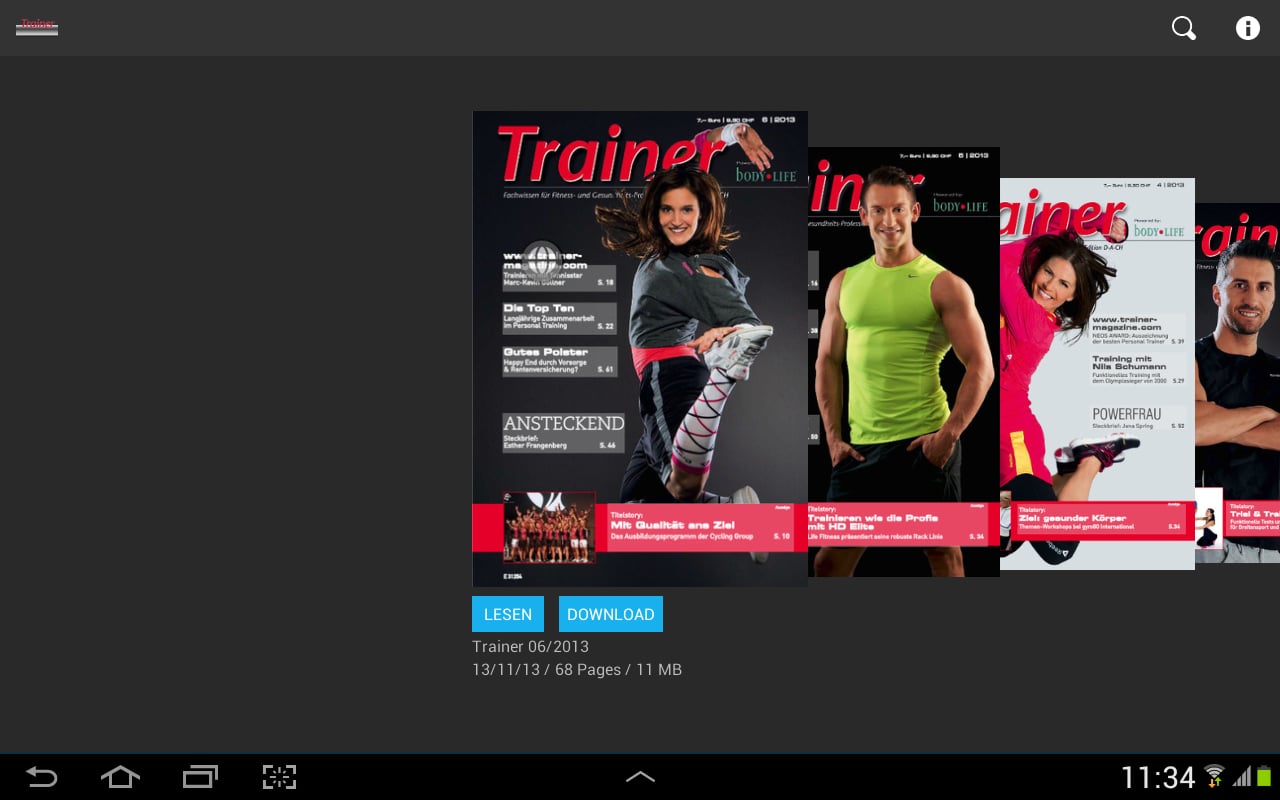 TRAINER Magazin截图1