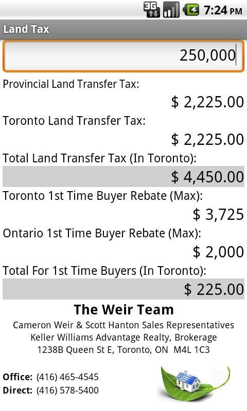 Ontario Land Transfer Ta...截图2