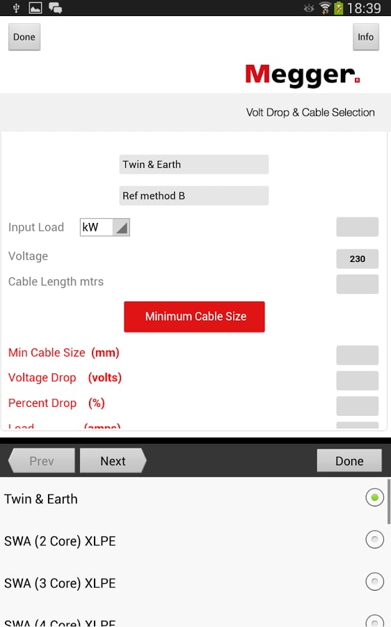 Cable Calc +截图2