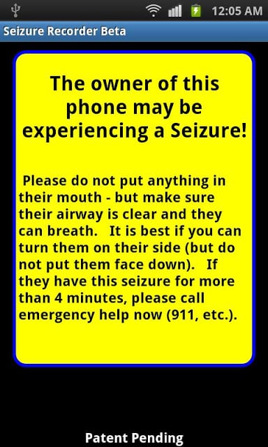 Seizure Alert and Recorder截图2