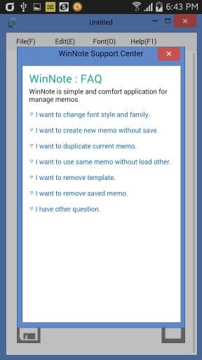 WinNote - Notepad for An...截图3