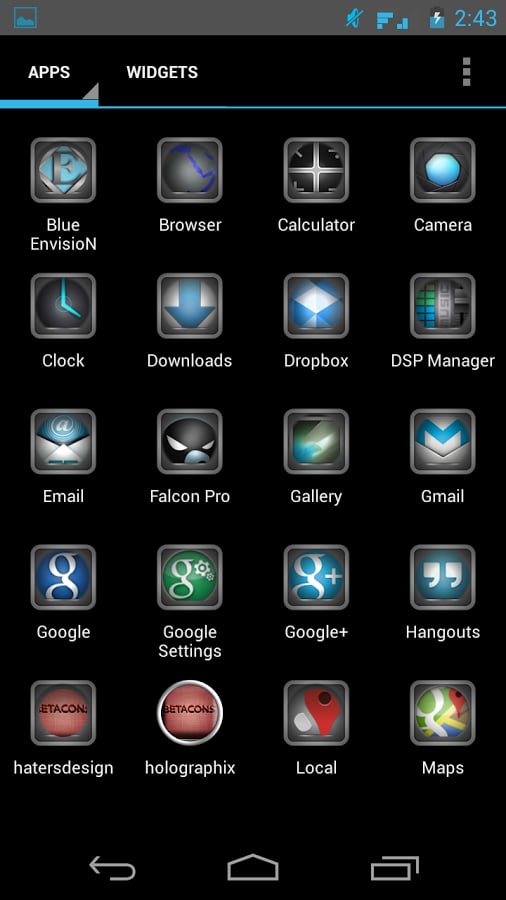 Holographix IconPack截图2