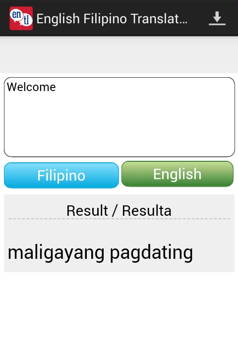 Filipino English Translator截图5